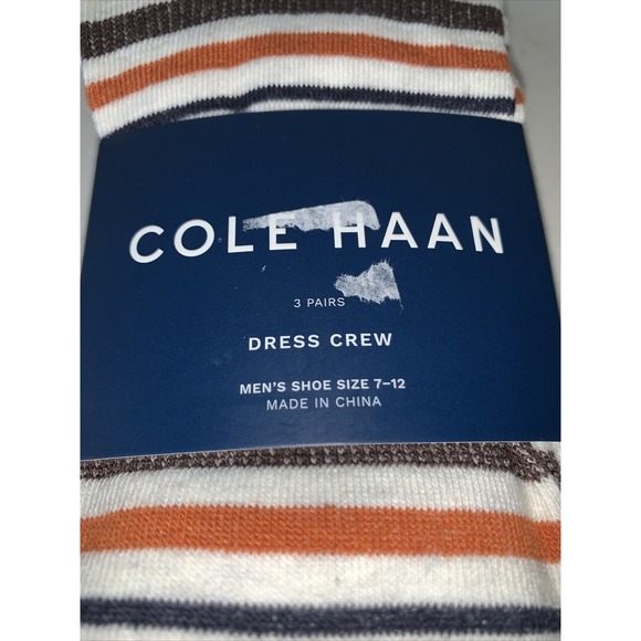 Cole Haan 3 Pack Men's Fashion Dress Socks Shoe Size 7-12 NWT - Picture 2 of 6